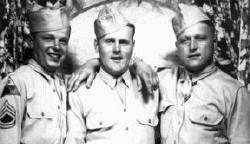 Sgt. Lizak and Two Buddies